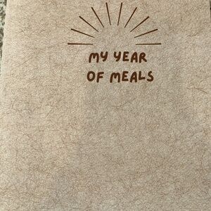 Yearly Meal planner with recipes